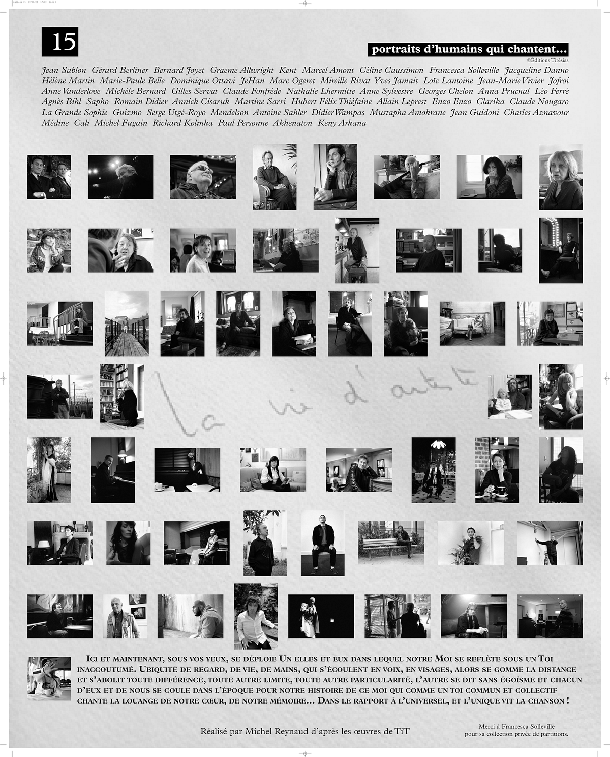 Exposition Ces humains qui chantent